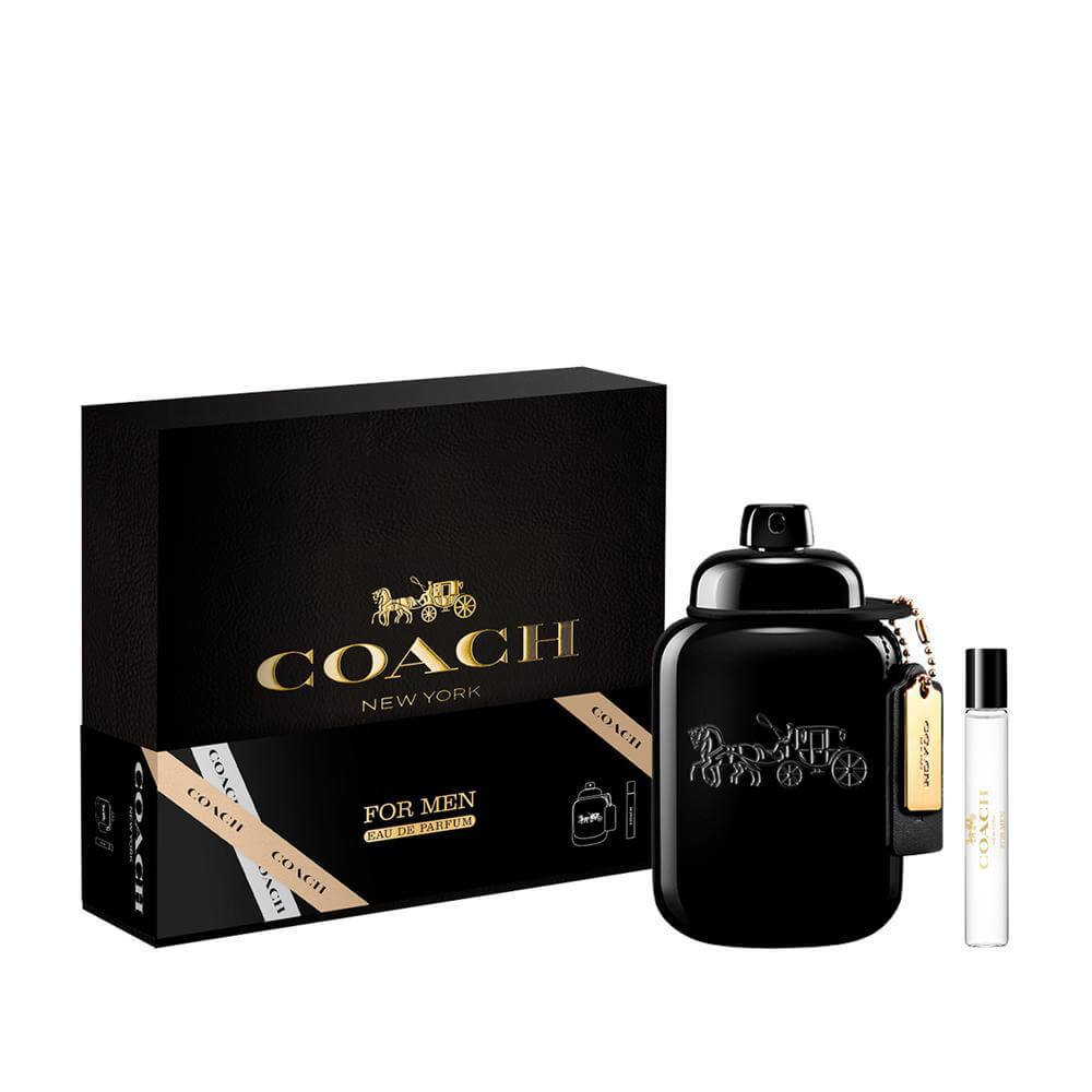 Coach for Men Gift Set: Eau de Parfum 60ml + Travel Spray 7.5ml